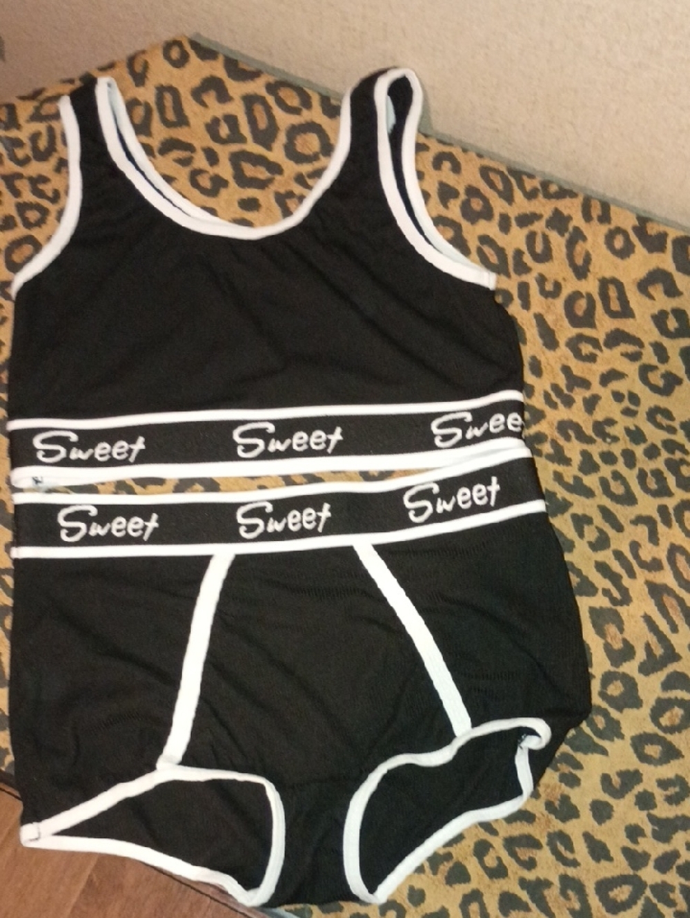 Sports Bra And Panty Set Size Small